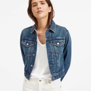 Everlane The Cropped Denim Jacket